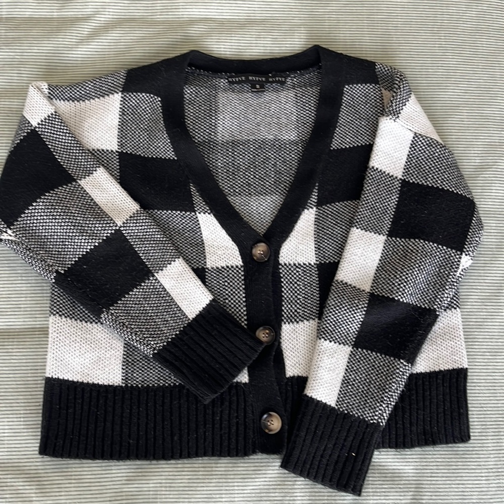 Black and White Sweater